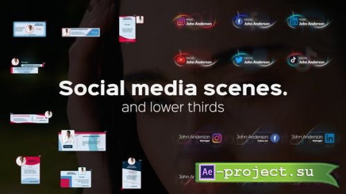 Videohive - Social Media Scenes And Titles - 35180795 - Project for After Effects 