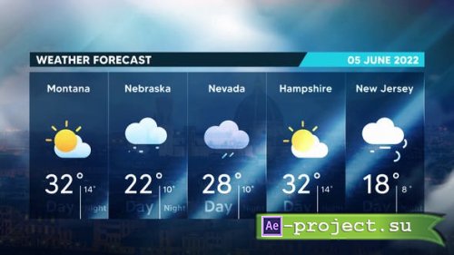 Videohive - Weather Forecast - 38184174 - Project for After Effects