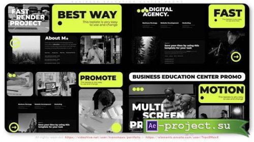 Videohive - Business Education Center Multiscreen Promo - 38219478 - Project for After Effects