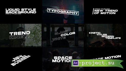 Videohive - Kinetic Titles | After Effects - 38214997 - Project for After Effects