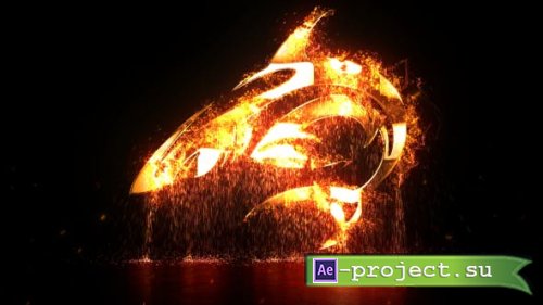 Videohive - Burning Particles Logo Opener - 20219261 - Project for After Effects