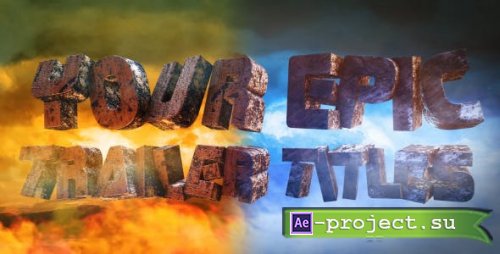 Videohive - Epic Trailer Titles 02 - 19875613 - Project for After Effects