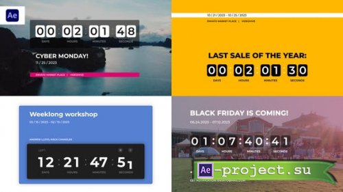 Videohive - Banner Countdown Timers - 38137626 - Project for After Effects