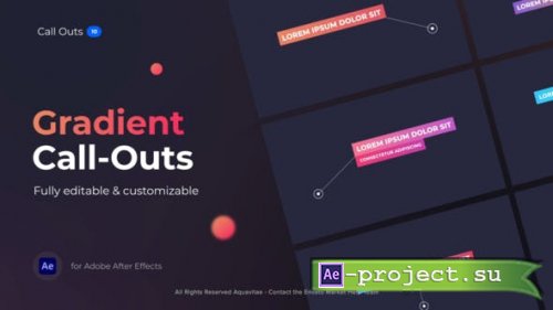 Videohive - Gradient Call Outs - 38197109 - Project for After Effects