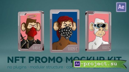 Videohive - NFT Promo MockUp Kit - 38250076 - Project for After Effects