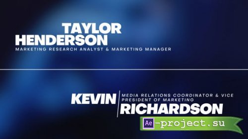 Videohive - Lower Thirds for After Effects - 38251171 - Project for After Effects