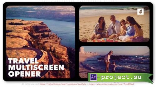 Videohive - Travel Adventure Multiscreen Opener - 38305292 - Project for After Effects
