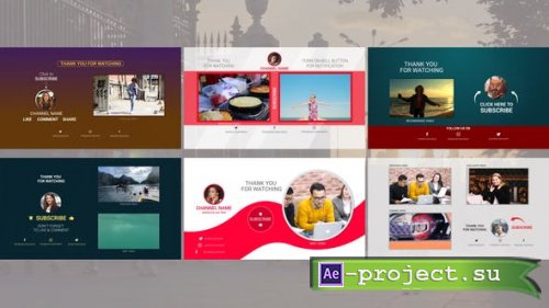 Videohive - Modern End Screens - 38272680 - Project for After Effects