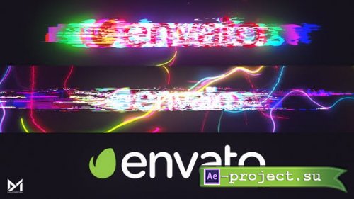 Videohive - Retro Glitch Search Logo - 38289024 - Project for After Effects