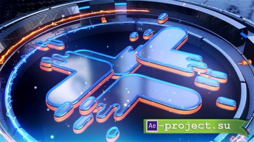 Videohive - Neon Logo Sport Energic Modern - 38028930 - Project for After Effects