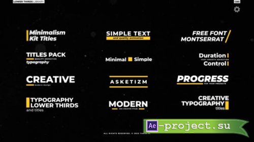 Videohive - Minimal Titles | After Effects - 38343975 - Project for After Effects
