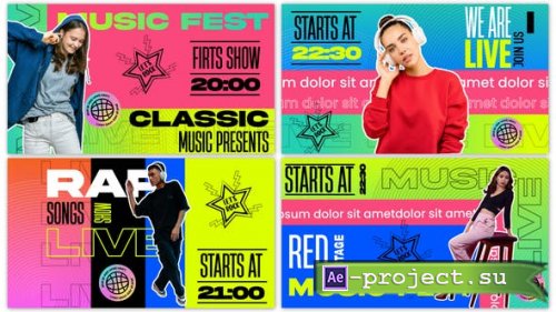 Videohive - Music Event Promo Festival Opener Intro - 38370283 - Project for After Effects