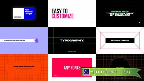Videohive - Typo Pack - 38240020 - Project for After Effects