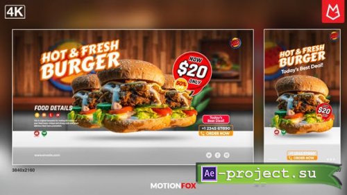 Videohive - Food Menu Promo | v2 - 33486389 - Project for After Effects