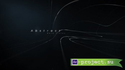 Videohive - Black Titles | Abstract Lines - 25259264 - Project for After Effects