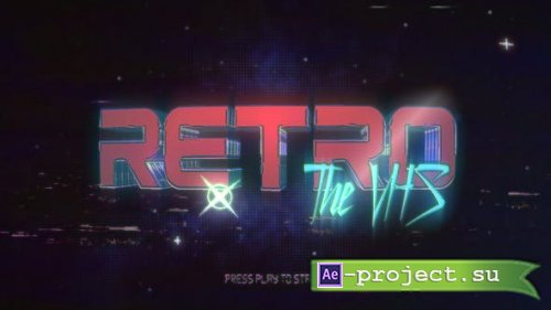 Videohive - Retro VHS Logo Opener - 38365571 - Project for After Effects