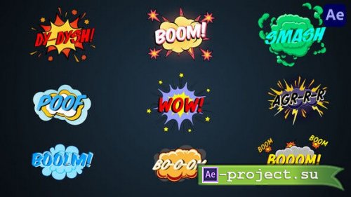 Videohive - Comic Explosion titles #2 [After Effects] - 38351425 - Project for After Effects