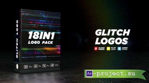 Videohive - Glitch Logos - 36396986 - Project for After Effects