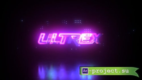 Videohive - Glitch Neon Logo Intro - 37973665 - Project for After Effects