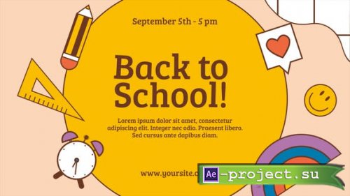 Videohive - Back To School Intro Slideshow - 38442698 - Project for After Effects