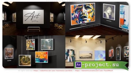Videohive - Modern Art 3d Gallery - 38396019 - Project for After Effects