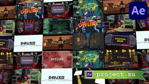 Videohive - Looped Backgrounds | Web • Twitch • Youtube • Live | Part 2 - 38400854 - Project for After Effects