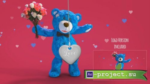 Videohive - Valentine Bear Dance - 30142982 - Project for After Effects