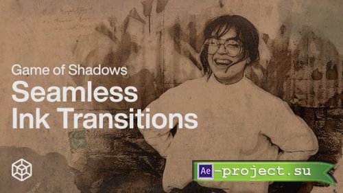 Videohive - Game of Shadows - Seamless Ink Transitions - 38389563 - Premiere Pro Templates
