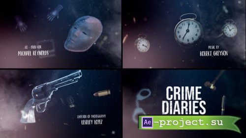 Videohive - Crime Diaries - Title Sequence - 38404236 - Project for After Effects