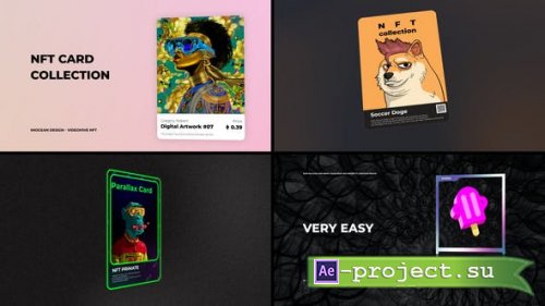 Videohive - NFT Card Promo Pack - 38432082 - Project for After Effects