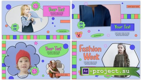 Videohive - Cartoon Kids Slideshow Opener - 38416140 - Project for After Effects
