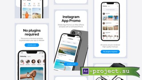 Videohive - App Promo Instagram Stories - 38471724 - Project for After Effects
