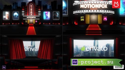 Videohive - Curtain Cinema Logo Intro Reveal - 38482900 - Project for After Effects