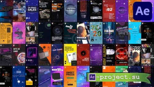 Videohive - Cyberpunk Instagram Stories - 38510745 - Project for After Effects