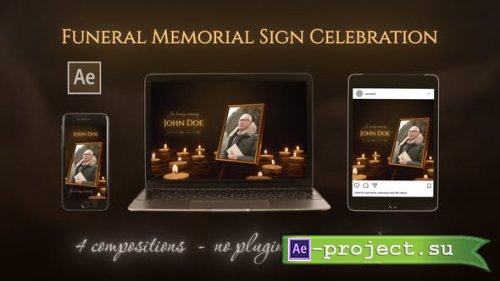 Videohive - Funeral Memorial Sign Celebration - 38453788 - Project for After Effects