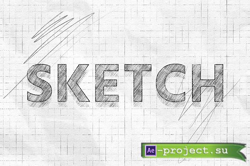 Pencil Sketch Text Effect - 7354801