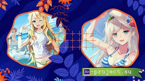 Проект ProShow Producer - Anime Blue Slideshow