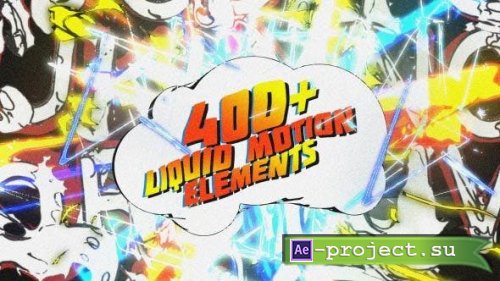 Videohive - 3D liquid Motion FX Packages - 15228461 - Project for After Effects