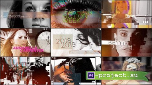 Videohive - Glitch Fashion Motion Week - 21212988 - Project for After Effects
