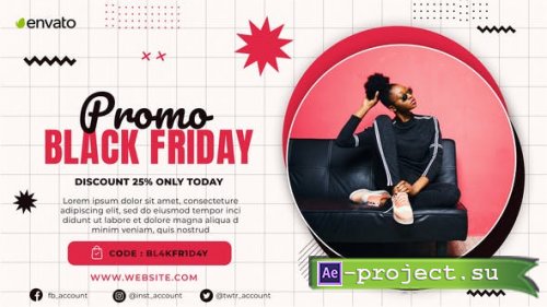 Videohive - Black Friday Short Fashion Sale - 37367691 - Project for After Effects