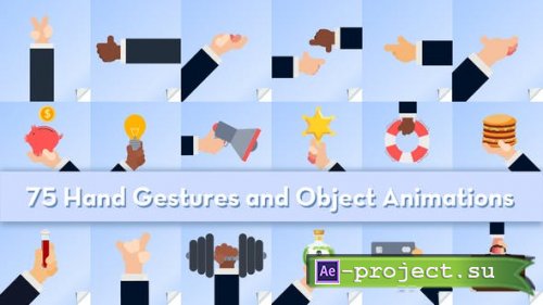 Videohive - Hand Gestures And Objects Animations - 33498232 - Project for After Effects