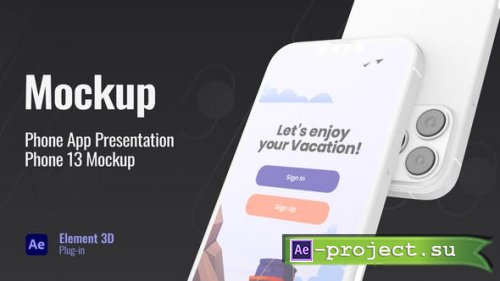 Videohive - Mobile App Mockup - 38512022 - Project for After Effects