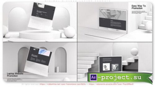 Videohive - Minimal N Clean Laptop Promote - 38528513 - Project for After Effects