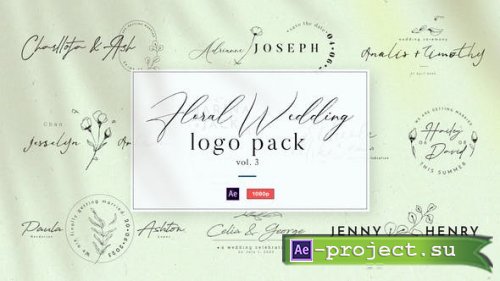 Videohive - Floral Wedding Logo Vol. 3 - 38529757 - Project for After Effects