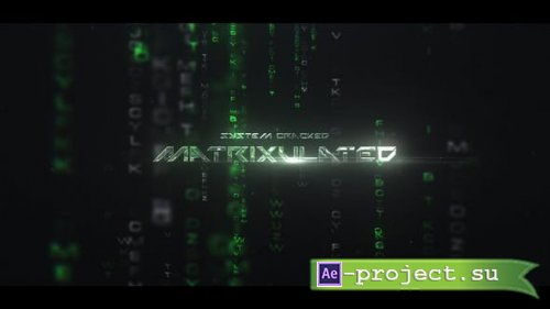 Videohive - The Matrix Opener - 36714258 - Project for After Effects