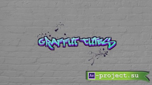 Videohive - Graffiti Titles - 38536727 - Project for After Effects