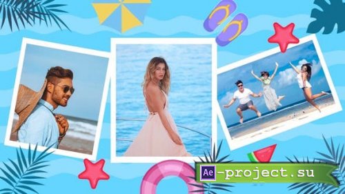 Videohive - Summer Holiday MOGRT - 38529419 - Premiere Pro Templates