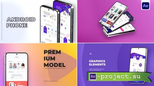 Videohive - Android Phone Mockup -  38464155 - Project for After Effects