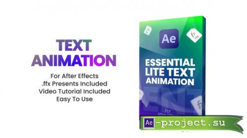 Videohive - Text Animation Presets for After Effects - 38574639 - Project & Presets for After Effects
