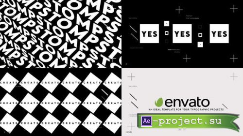 Videohive - Typo Stomp Opener - 38583185 - Project for After Effects